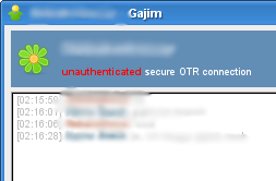 gajim with otr