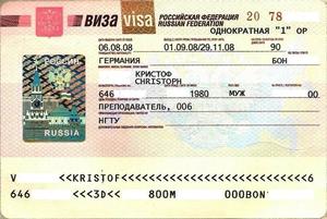 Russian visa