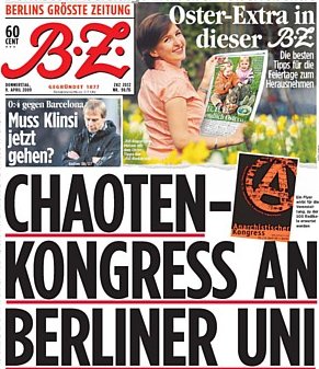 BZ: Chaoten-Kongress an Berliner Uni