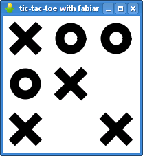 Tic Tac Toe in gajim