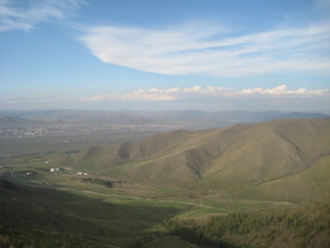 Ulaanbaatar from the hills