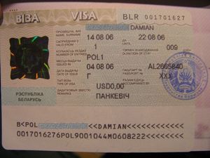 Belarus visa